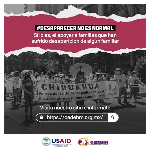 Preparan marcha para exigir justicia por personas desaparecidas en Chihuahua