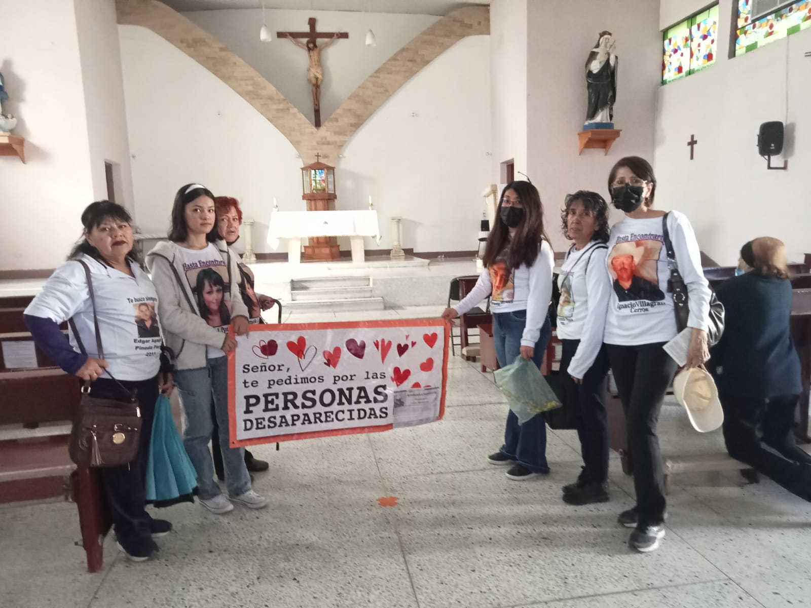 Elevan plegarias por personas desaparecidas